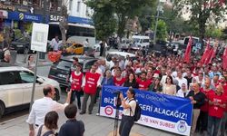 VAN'DA İŞTEN ÇIKARILAN İŞÇİLERİN EYLEMİ 10. GÜNÜNDE