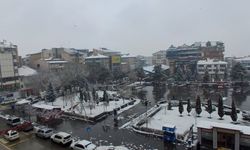 SABAH SAATLERİNDE ERZURUM'A YILIN İLK KARI YAĞDI