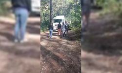 GÖÇEK'TE OSMANAĞA KOYUNA GİREN İŞ MAKİNALARINA BÜYÜK TEPKİ