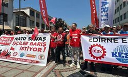 EDİRNE'de NATO PROTESTOSU