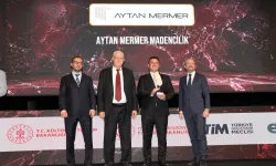 DOĞAL TAŞ İHRACATININ YILDIZLARI ÖDÜLLERİNE KAVUŞTU
