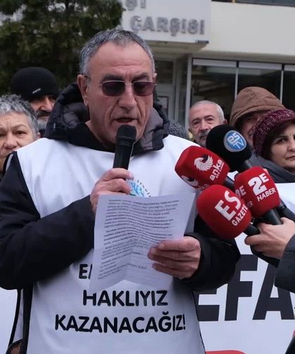 ESKİŞEHİR’de EMEKLİLERDEN CHP’nin TBMM EYLEMİNE DESTEK