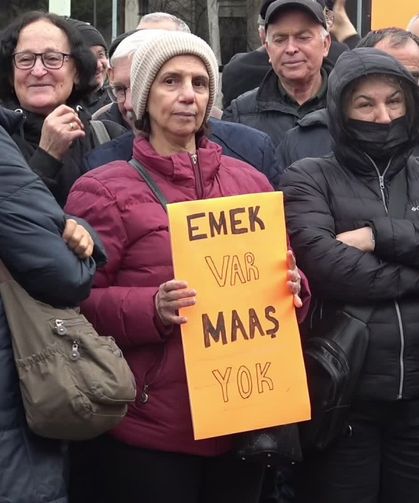 "EMEKLİYİM. PAZARA GİDEMİYORUM, GEÇİNEMİYORUM"