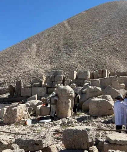 NEMRUT'UN DEV HEYKELLERİNE 5 YILLIK KORUMA KALKANI