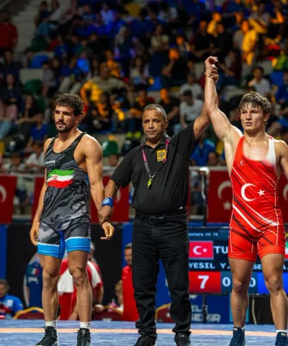 ULUSLARARASI GÜREŞ TURNUVASINA TÜRK SPORCU DAMGASI