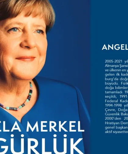 ANGELA MERKEL'İN MERAKLA BEKLENEN ANILARI KİTAP OLDU