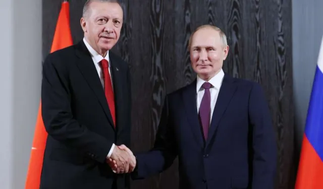 CUMHURBAŞKANI ERDOĞAN, RUS DEVLET BAŞKANI PUTİN İLE GÖRÜŞTÜ