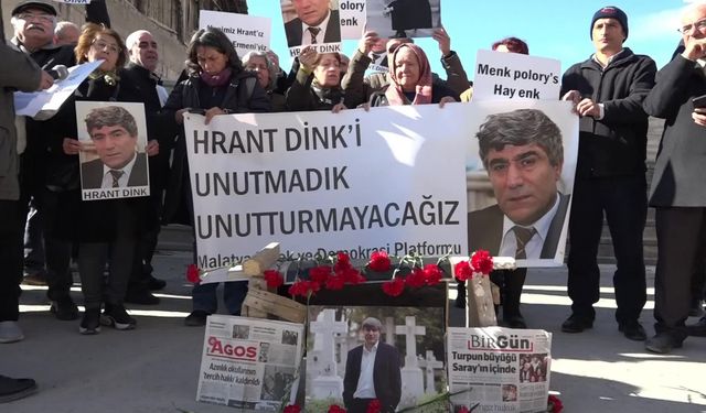 HRANT DİNK DOĞDUĞU KENT MALATYA'DA ANILDI