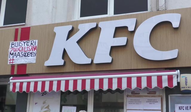 KFC ve PİZZA HUT ÇALIŞANLARI HAKLARINI  ARIYOR