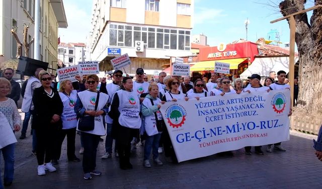 ESKİŞEHİR'DE EMEKLİLERDEN BAYRAM İKRAMİYESİNE TEPKİ!