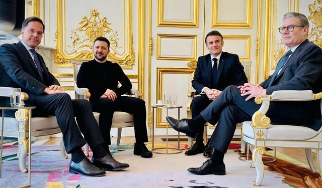 NATO SEKRETERİ, LİDERLERLE UKRAYNA ZİRVESİNDE BULUŞTU