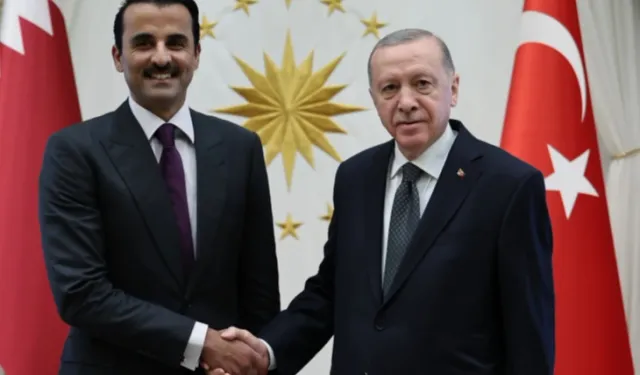 ERDOĞAN VE KATAR EMİRİ, BÖLGESEL GERİLİMİ GÖRÜŞTÜ