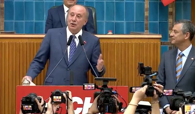 MUHARREM İNCE YILLAR SONRA CHP’YE GERİ DÖNDÜ