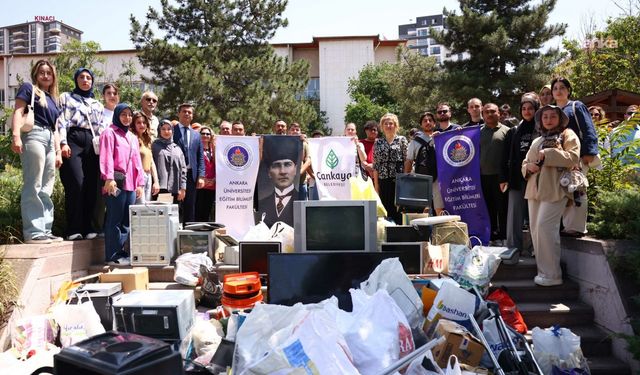 ÇANKAYA BELEDİYESİ 30 BİN TON ATIĞI GERİ DÖNÜŞÜME KAZANDIRDI