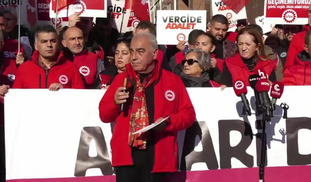 DİSK GELİRDE VE VERGİDE ADALET İÇİN ANKARA'YA YÜRÜYECEK