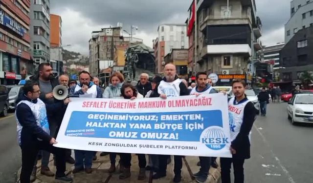 KESK: "BÜTÇE HALKIN DEĞİL, SERMAYENİN BÜTÇESİ"