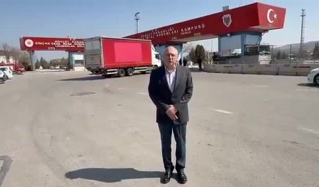 UTKU ÇAKIRÖZER'den TANJU ÖZCAN'a SİNCAN CEZAEVİ'nde ZİYARET