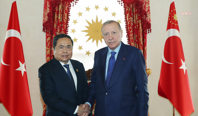 ERDOĞAN, VİETNAM MECLİS BAŞKANI MAN'ı KABUL ETTİ