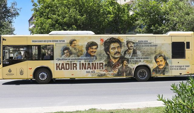 KADİR İNANIR İÇİN İSTANBUL'da İETT'den ÖZEL "SAYGI OTOBÜSÜ"