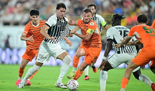 BEŞİKTAŞ DEPLASMANDA ALANYASPOR'A 1-0 YENİLDİ