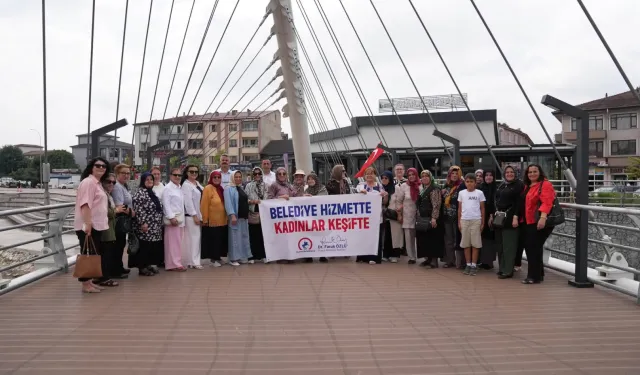 DÜZCE'DE "BELEDİYE HİZMETTE, KADINLAR KEŞİFTE"