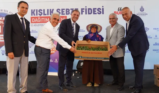 İBB'DEN ÇİFTÇİLERE ÜCRETSİZ KIŞLIK SEBZE FİDESİ