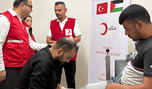 KIZILAY'DAN GAZZE'DE PROTEZ DESTEK PROJESİ