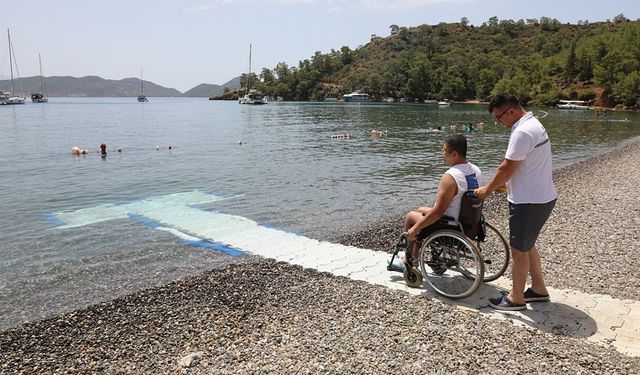 MUĞLA 8 İLÇESİNDE 23 PLAJLA "ENGELSİZ HİZMET" VERİYOR