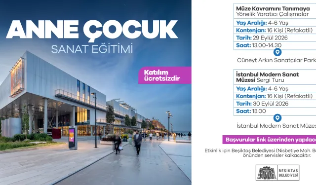 BEŞİKTAŞ BELEDİYESİ ÇOCUKLARI SANATLA BULUŞTURUYOR