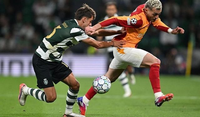GALATASARAY ŞAMPİYONLAR LİGİNE SPORTİNG'E 3-1 YENİLEREK BAŞLADI