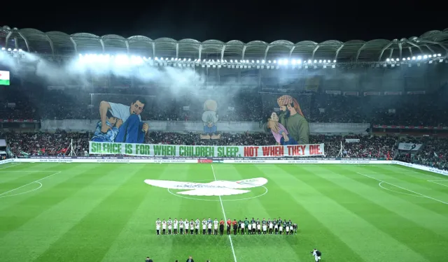 KONYA'DA TARİHİ MAÇ: KONYASPOR-FİLİSTİN MİLLİ TAKIMI