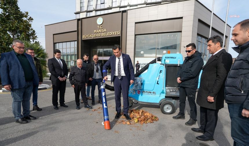 MANİSA’nın TEMİZLİĞİNİ 'FİL' SÜPÜRGESİ YAPACAK