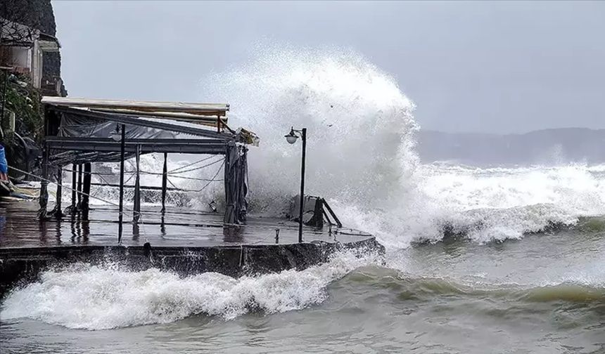 METEOROLOJİ'DEN MARMARA İÇİN FIRTINA UYARISI