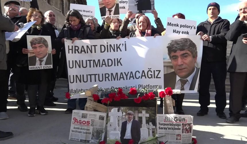 HRANT DİNK DOĞDUĞU KENT MALATYA'DA ANILDI