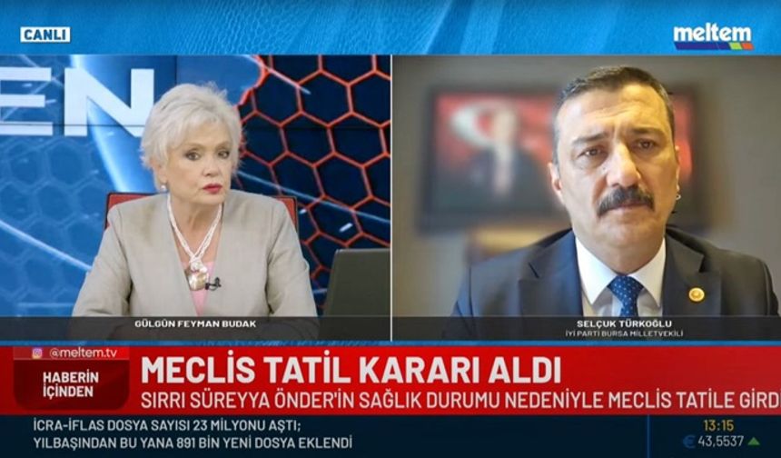 TBMM GENEL KURUL OTURUMLARINA 2 GÜNLÜK ARA