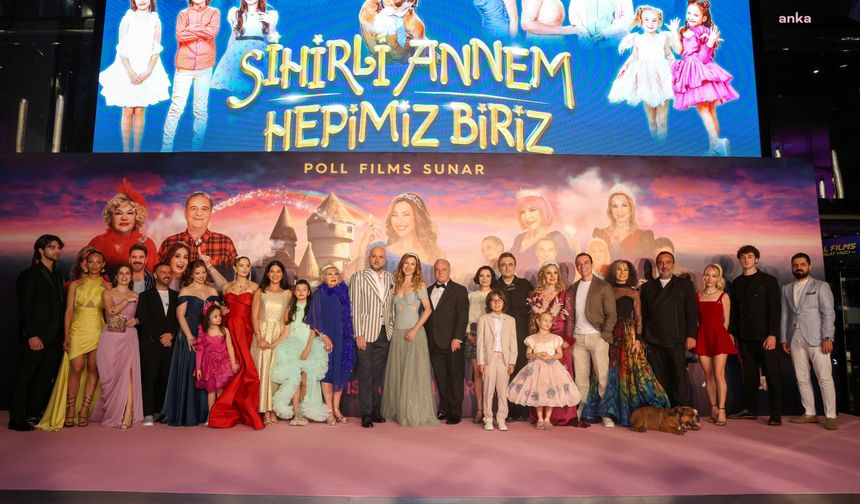 SİHİRLİ ANNEM FİLMİ GALASINDA DUYGUSAL ANLAR