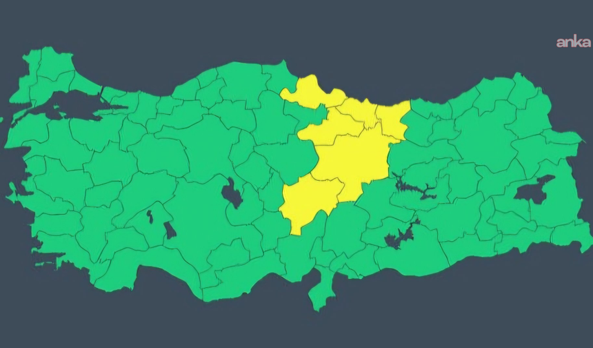 METEOROLOJİDEN "KUVVETLİ YAĞIŞ" UYARISI