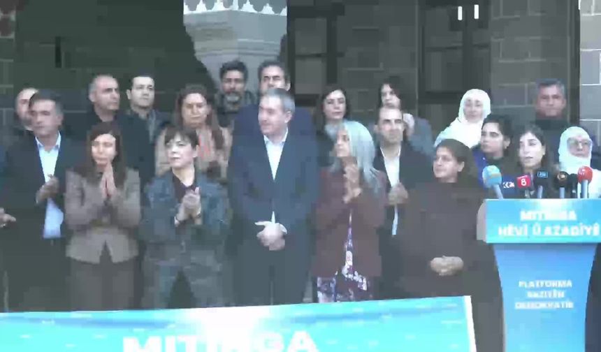 DEM, DİYARBAKIR'DA "ÖCALAN'A ÖZGÜRLÜK" MİTİNGİ DÜZENLEYECEK