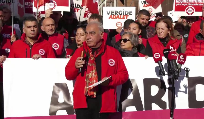 DİSK GELİRDE VE VERGİDE ADALET İÇİN ANKARA'YA YÜRÜYECEK