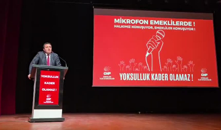 "HARÇLIK BİLE OLAMAYACAK PARAYI EMEKLİYE VERDİLER"