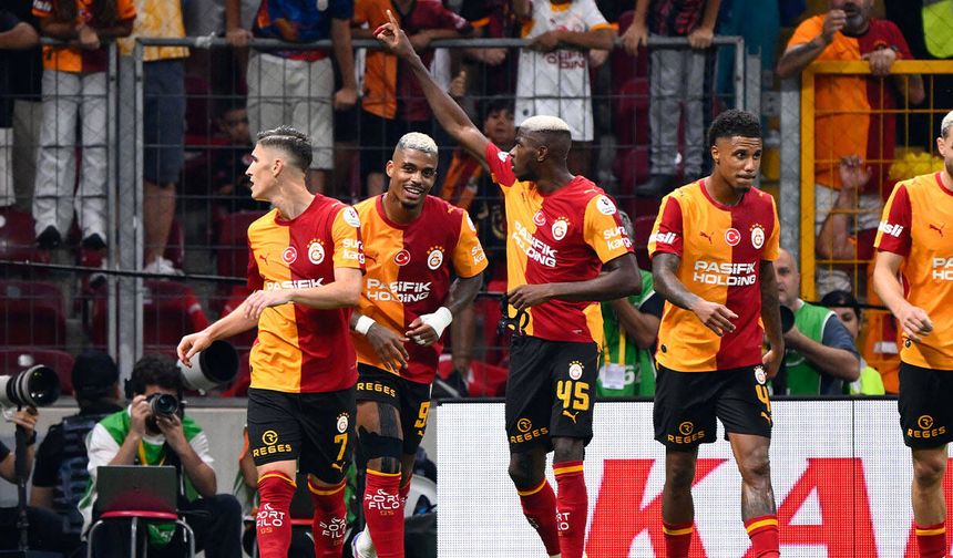 GALATASARAY, GÖZTEPE'Yİ 3-2 MAĞLUP ETTİ