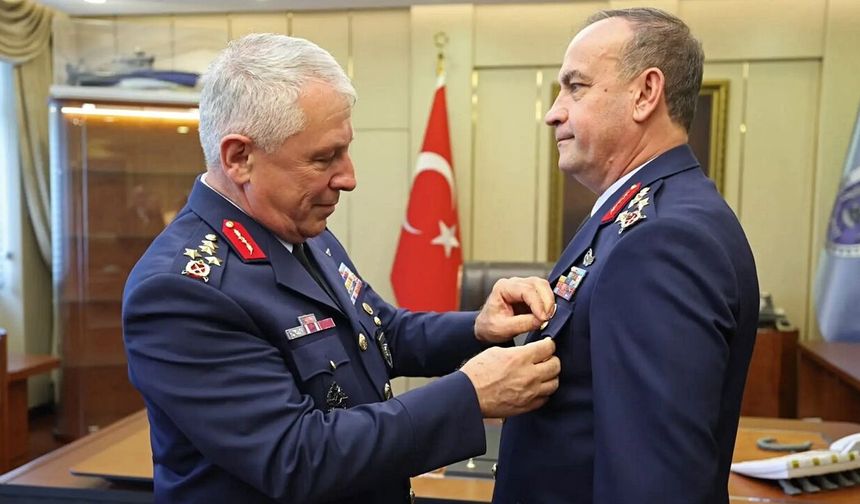 HAVA KUVVETLERİ KOMUTANI RAFET DALKIRAN GÖREVE BAŞLADI