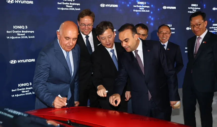 HYUNDAI, TÜRKİYE'DE IONIQ 3'ÜN SERİ ÜRETİMİNE BAŞLADI