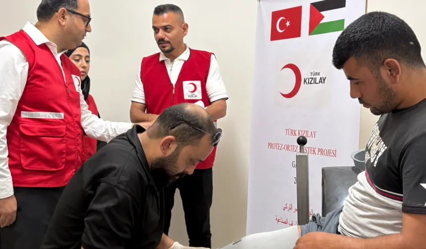 KIZILAY'DAN GAZZE'DE PROTEZ DESTEK PROJESİ