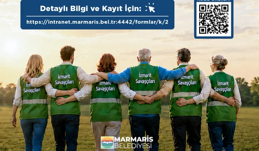 MARMARİS BELEDİYESİ'NDEN 'İZMARİT SAVAŞÇILARI' PROJESİ