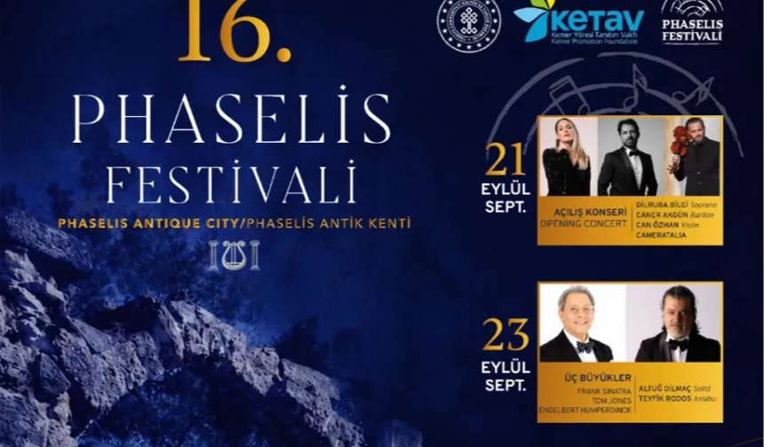 PHASELİS'İN TARİHİ ATMOSFERİNDE FESTİVAL COŞKUSU