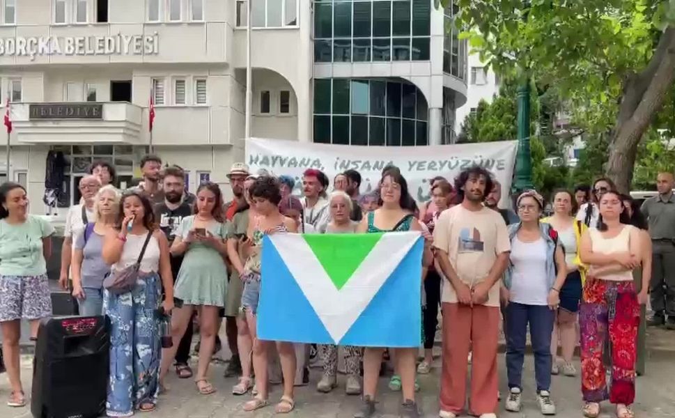 VEGAN AKTİVİSTLERDEN KATLİAM YASASI PROTESTOSU