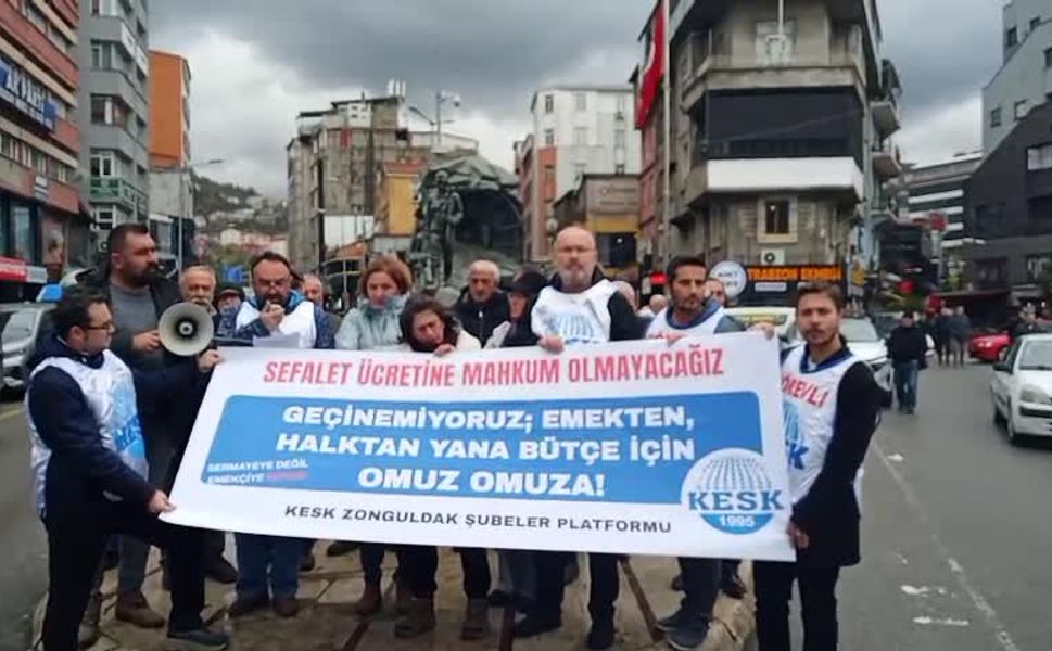 KESK: "BÜTÇE HALKIN DEĞİL, SERMAYENİN BÜTÇESİ"