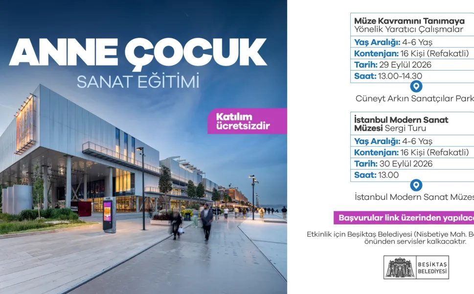 BEŞİKTAŞ BELEDİYESİ ÇOCUKLARI SANATLA BULUŞTURUYOR